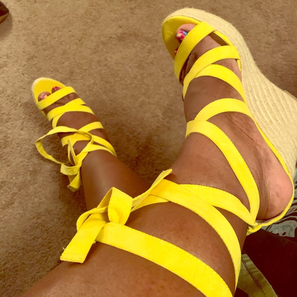 Wedged sandal